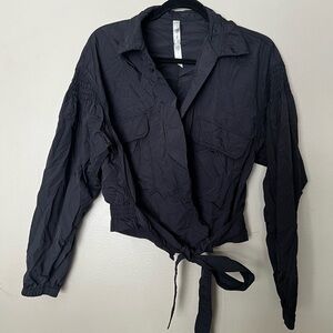 FP Movement by Free People Black Kim Plunge Jacket